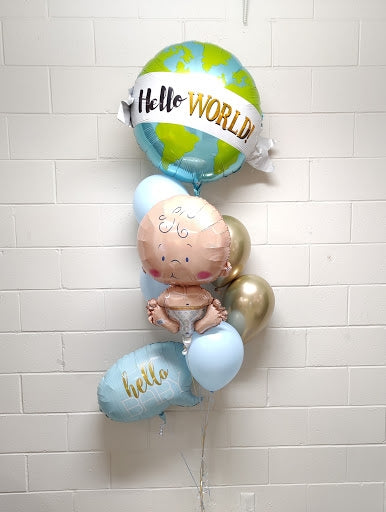 Hello World Baby Boy Set